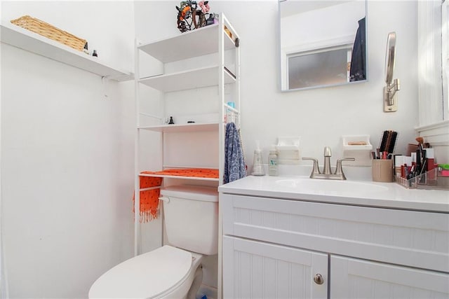 3055 Henderson Mill Rd, Atlanta, GA 30341 - half bathroom with vanity and toilet