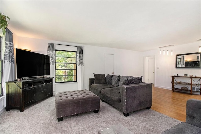 3055 Henderson Mill Rd, Atlanta, GA 30341 - living area featuring wood finished floors and baseboards