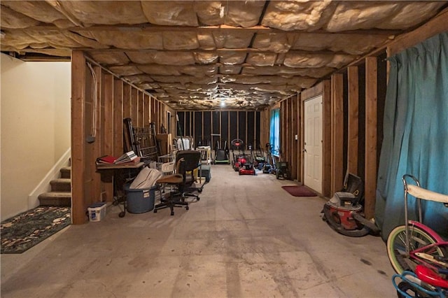 3460 Drayton Manor Run, Lawrenceville, GA 30046 - unfinished basement featuring stairs