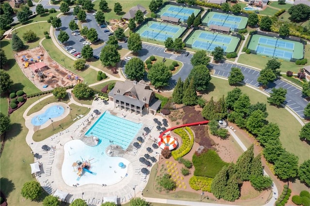 176 Red Wood Dr, Dallas, GA 30132 - drone / aerial view