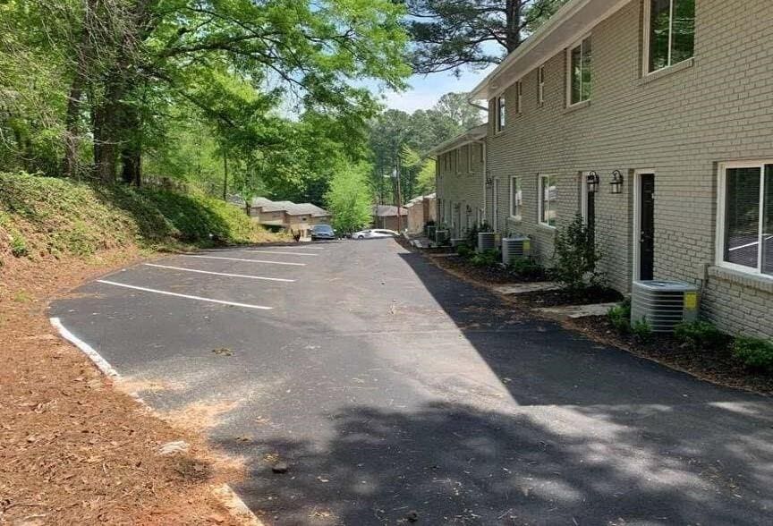 view of uncovered parking lot