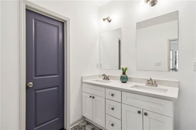 2206 Loring Ct, Decatur, GA 30032 - bathroom with double vanity and a sink