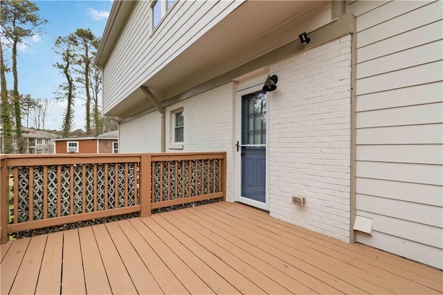2206 Loring Ct, Decatur, GA 30032 - view of wooden deck