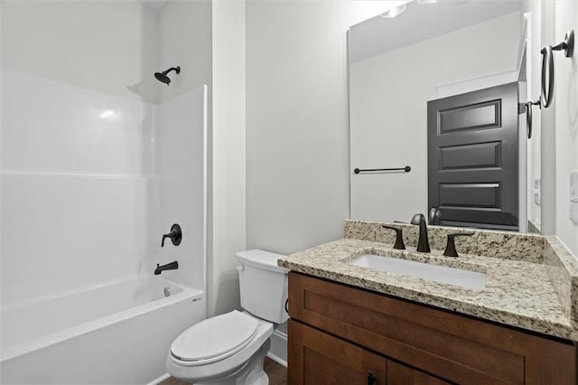 130 W Lake Blvd, Carrollton, GA 30116 - bathroom with toilet, shower / tub combination, and vanity