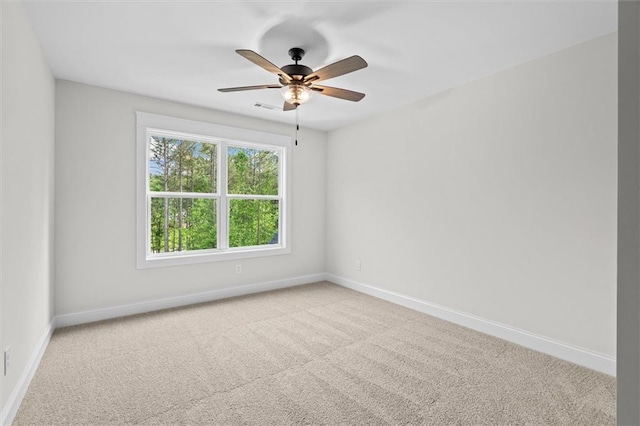 130 W Lake Blvd, Carrollton, GA 30116 - carpeted empty room with baseboards and a ceiling fan