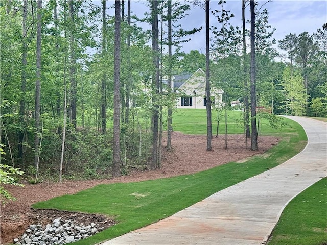 surrounding community with a lawn