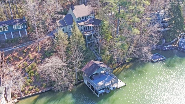126 Jenkins Cir, Lakemont, GA 30552 - drone / aerial view of a large body of water