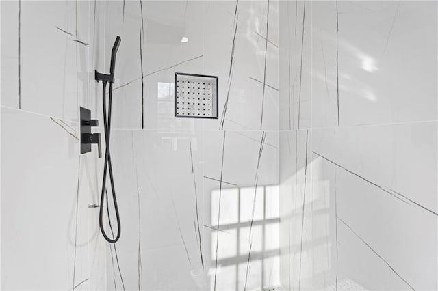 1931 Selwyn Dr, Decatur, GA 30035 - bathroom view of a marble finish shower