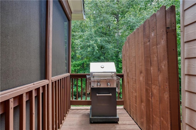 view of deck