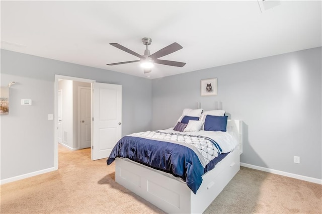 244 Grand Central Way, Cartersville, GA 30120 - carpeted bedroom with baseboards and a ceiling fan