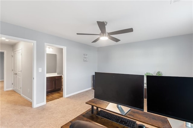244 Grand Central Way, Cartersville, GA 30120 - bedroom with carpet floors, baseboards, and ensuite bath