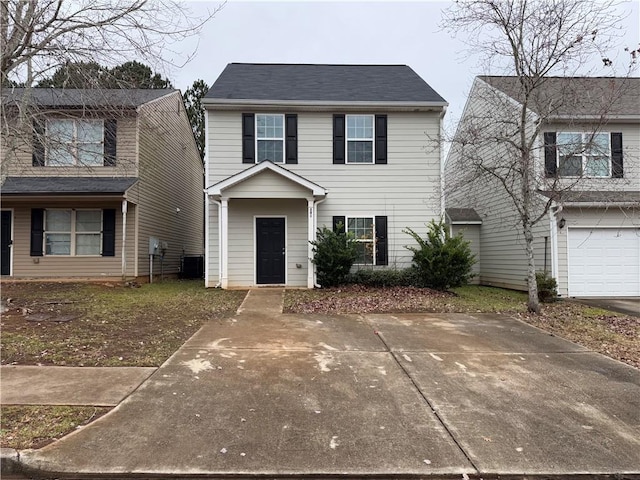 241 Coral Cir, Mcdonough, GA 30253 - view of front of house with central AC unit