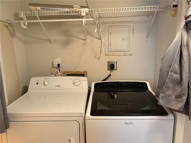 375 6th St NE Unit 5, Atlanta, GA 30308 - washroom with separate washer and dryer and electric panel