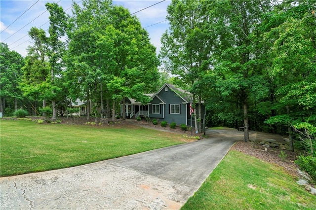 2281 Carlan Rd, Jasper, GA 30139 - view of front of property featuring a front lawn and driveway