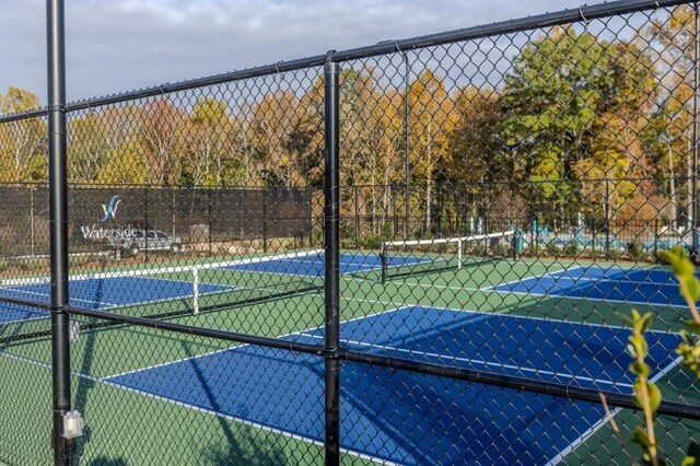 view of tennis court