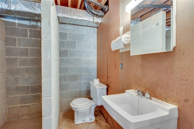 bathroom featuring toilet