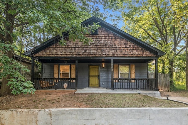 bungalow with a porch