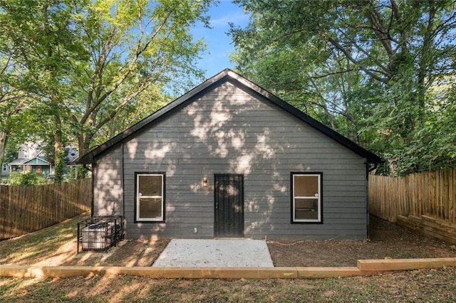 back of house featuring a patio