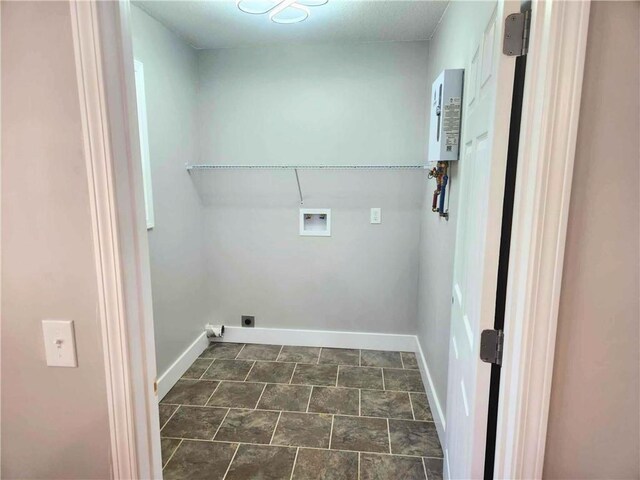 interior space featuring ceiling fan, vaulted ceiling, a textured ceiling, and concrete floors