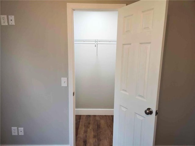 view of closet