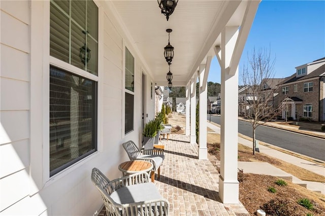 view of patio / terrace featuring covered porch