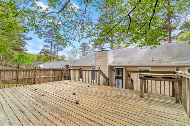 2199 Summertown Dr, Norcross, GA 30071 - view of wooden terrace