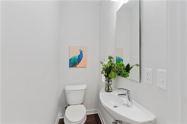 415 Gartrell St SE Unit 15, Atlanta, GA 30312 - bathroom with toilet and wood finished floors