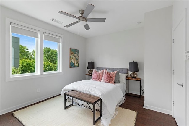 415 Gartrell St SE Unit 15, Atlanta, GA 30312 - bedroom featuring wood finished floors and a ceiling fan