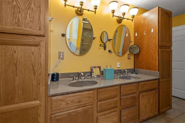 75 Mcpherson Ln, Bremen, GA 30110 - full bath with double vanity and tile patterned flooring