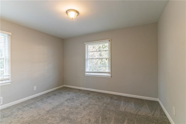 empty room with light carpet