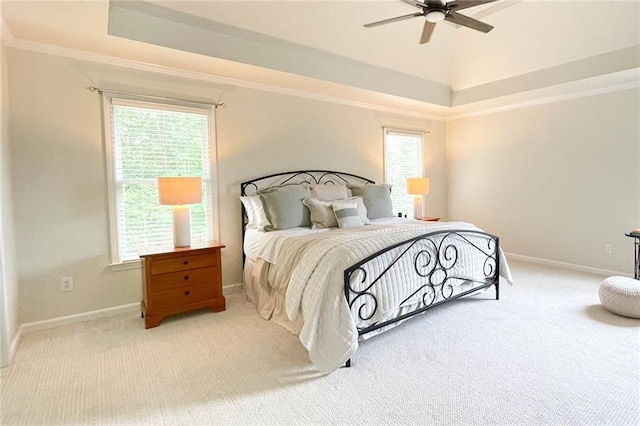 310 Hillpine Dr, Woodstock, GA 30189 - bedroom featuring carpet, baseboards, multiple windows, and ornamental molding