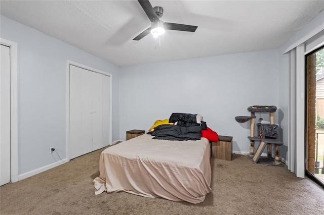 3626 Buford Hwy NE Unit C1, Brookhaven, GA 30329 - carpeted bedroom featuring baseboards and a ceiling fan