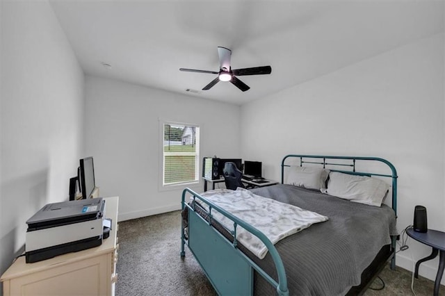 1021 Windsor Creek Dr, Madison, GA 30650 - bedroom featuring carpet and a ceiling fan