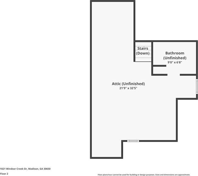 1021 Windsor Creek Dr, Madison, GA 30650 - view of floor plan / room layout