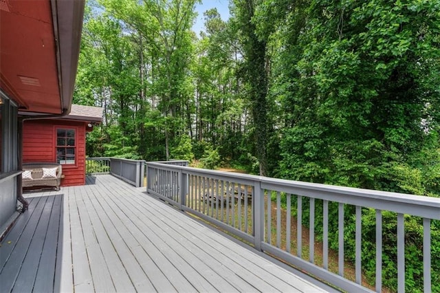 1630 Park Ln, Marietta, GA 30066 - view of wooden terrace
