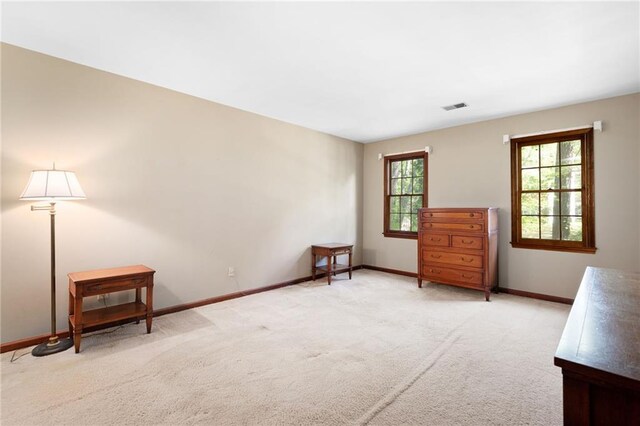 4140 Westchester Xing NE, Roswell, GA 30075 - bedroom with baseboards, visible vents, and carpet floors