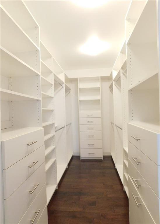 330 La Perla Dr, Sugar Hill, GA 30518 - spacious closet with dark wood-style floors
