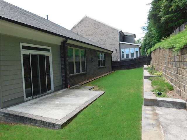 330 La Perla Dr, Sugar Hill, GA 30518 - fenced backyard with a patio