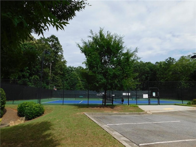 330 La Perla Dr, Sugar Hill, GA 30518 - view of basketball court with a tennis court