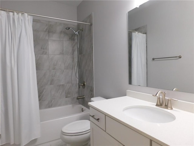 330 La Perla Dr, Sugar Hill, GA 30518 - full bathroom featuring vanity and shower / bath combination with curtain