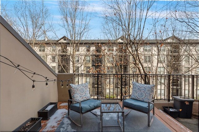3475 Oak Valley Rd Unit 130, Atlanta, GA 30326 - view of patio with a balcony
