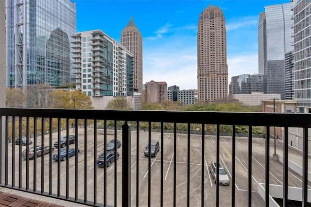 1075 Peachtree Walk NE Unit A421, Atlanta, GA 30309 - balcony featuring a city view