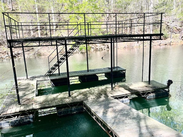 8525 Anchor On Lanier Ct, Gainesville, GA 30506 - dock area featuring a water view