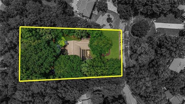 270 Hollyridge Way, Roswell, GA 30076 - aerial view of property and surrounding area featuring property parcel outlined