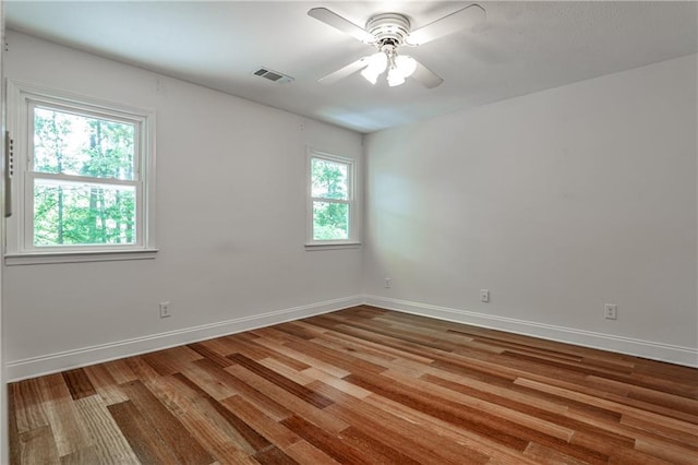 270 Hollyridge Way, Roswell, GA 30076 - spare room featuring wood finished floors and ceiling fan