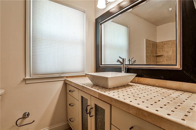 270 Hollyridge Way, Roswell, GA 30076 - full bath featuring vanity and tiled shower