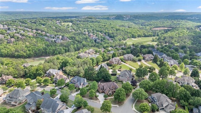 birds eye view of property featuring a residential view