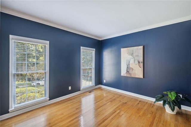 2350 Twelvestones Dr, Roswell, GA 30076 - unfurnished room featuring wood finished floors, crown molding, and baseboards