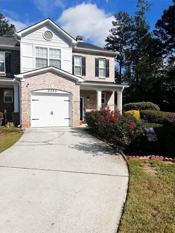 front facade featuring a garage