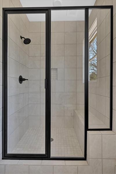 81 Bridgemill Dr, Douglasville, GA 30134 - bathroom with a stall shower
